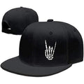Snapback Hats for Men Baseball Cap Adjustable Flat Bill Trucker Dad Gift Skull Hat