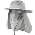 Fishing Hat for Men & Women, Outdoor UV Sun Protection Wide Brim Hat with Face Cover & Neck Flap